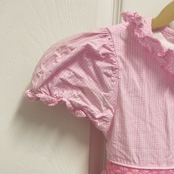 Smockingbird Pink Gingham Dress - Picture 4 of 13